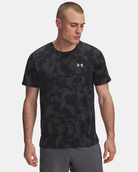 Under Armour - UA Launch à imprimé Noir